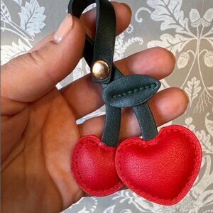 Cherry Shaped Keychain or Purse Charm